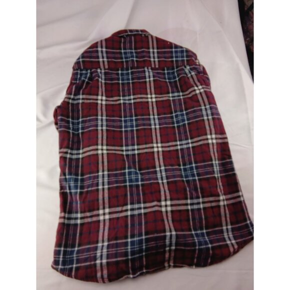 Mens Weatherproof Red.plaid Button Down Shirt Size M Medium Long Sleeve - Picture 3 of 3